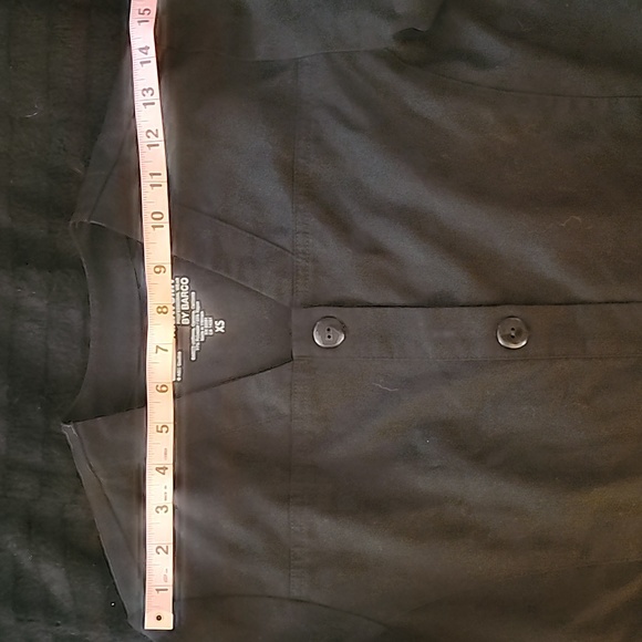 Grey's Anatomy XS Black 4-Pocket Button Up Lab Jacket - Picture 15 of 15